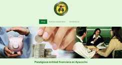 Desktop Screenshot of coopacsenordequinuapata.com